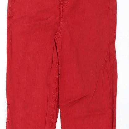 Womens UK Size 27 in H&M Extra-Slim Fit Skinny Red Jeans
