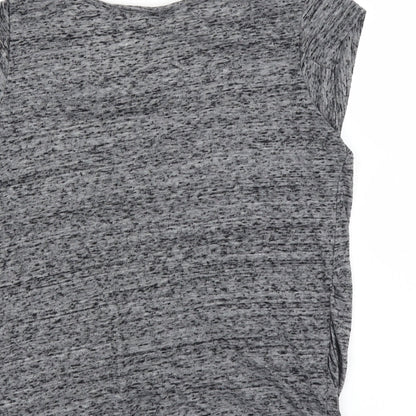 Womens UK Size M H&M Grey Basic T-Shirt