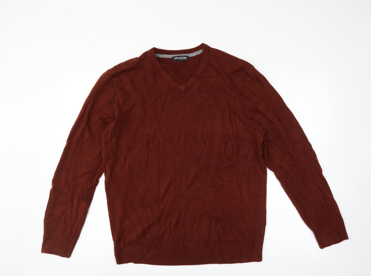 Debenhams Mens Brown   Pullover Jumper Size L