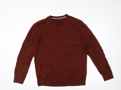 Debenhams Mens Brown   Pullover Jumper Size L