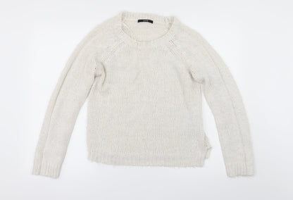 George Womens White   Pullover Jumper Size 12