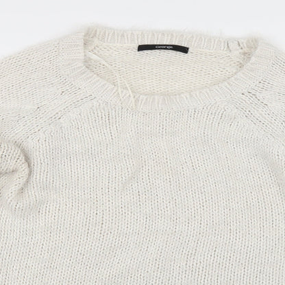George Womens White   Pullover Jumper Size 12