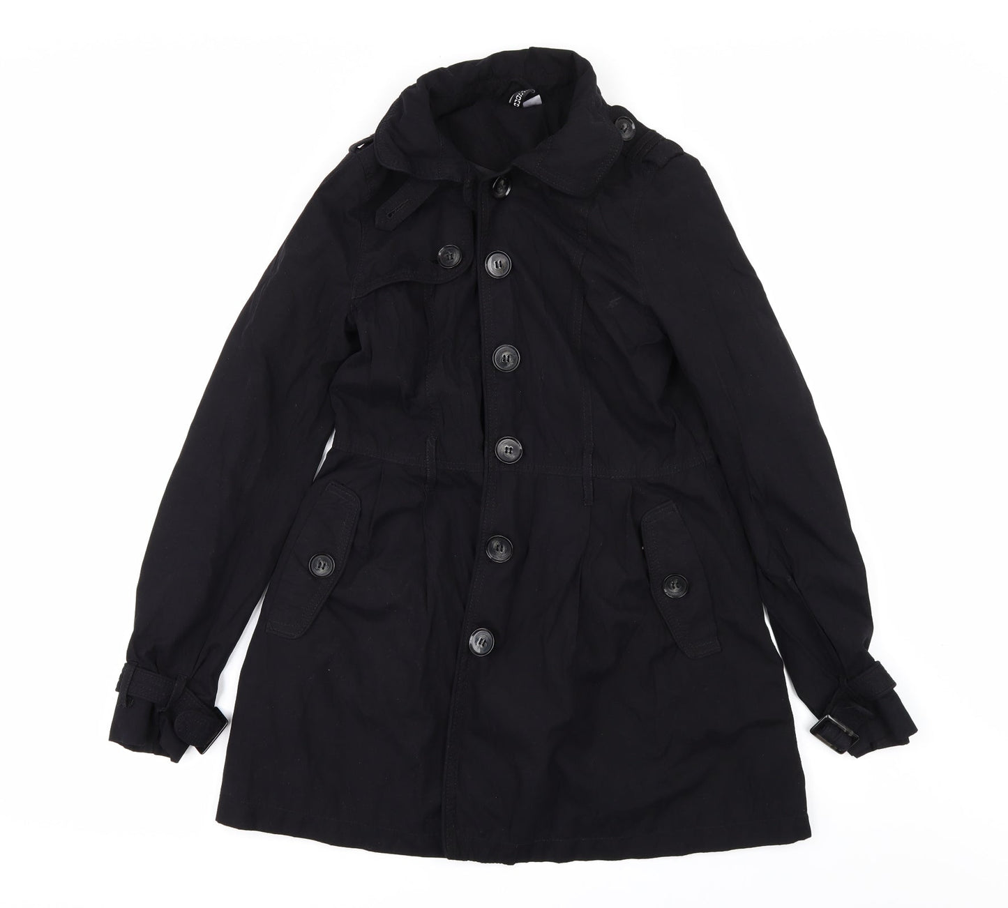 Womens UK Size 10 H&M Black Jacket