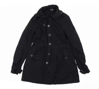 Womens UK Size 10 H&M Black Jacket