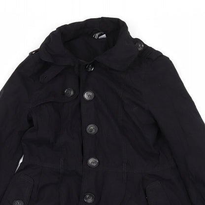 Womens UK Size 10 H&M Black Jacket