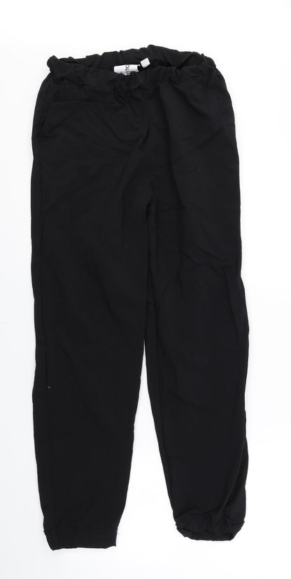 Womens UK Size 10 COLLUSION Regular Fit  Black Trousers