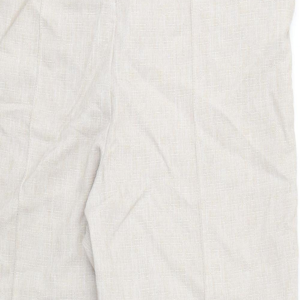 Womens UK Size 16 Marks and Spencer Regular Fit  Beige Trousers