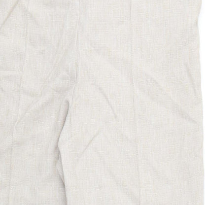 Womens UK Size 16 Marks and Spencer Regular Fit  Beige Trousers
