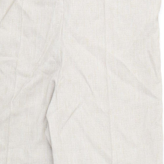 Womens UK Size 16 Marks and Spencer Regular Fit  Beige Trousers