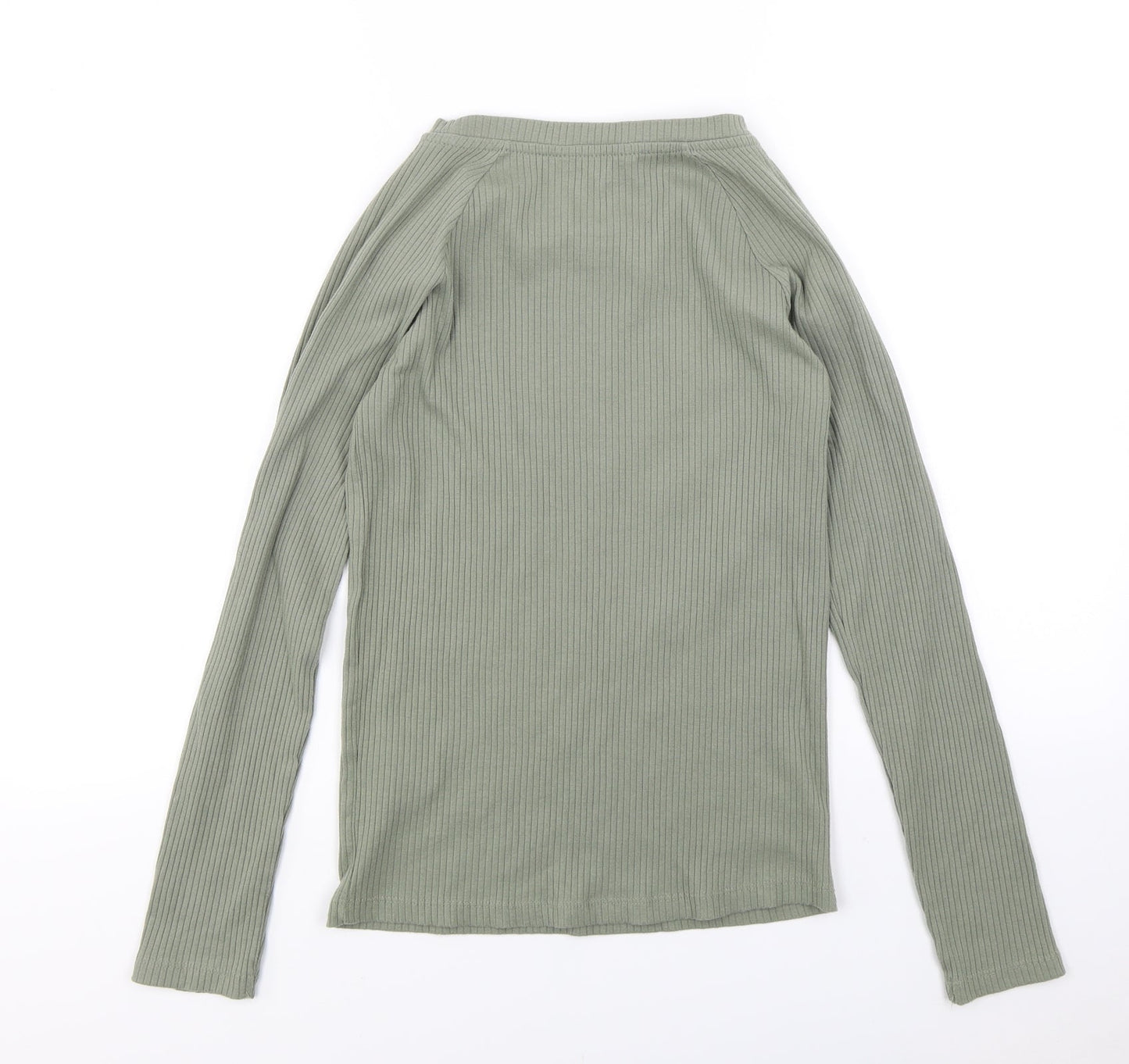 Brave Soul Womens Green  Knit Pullover Jumper Size M
