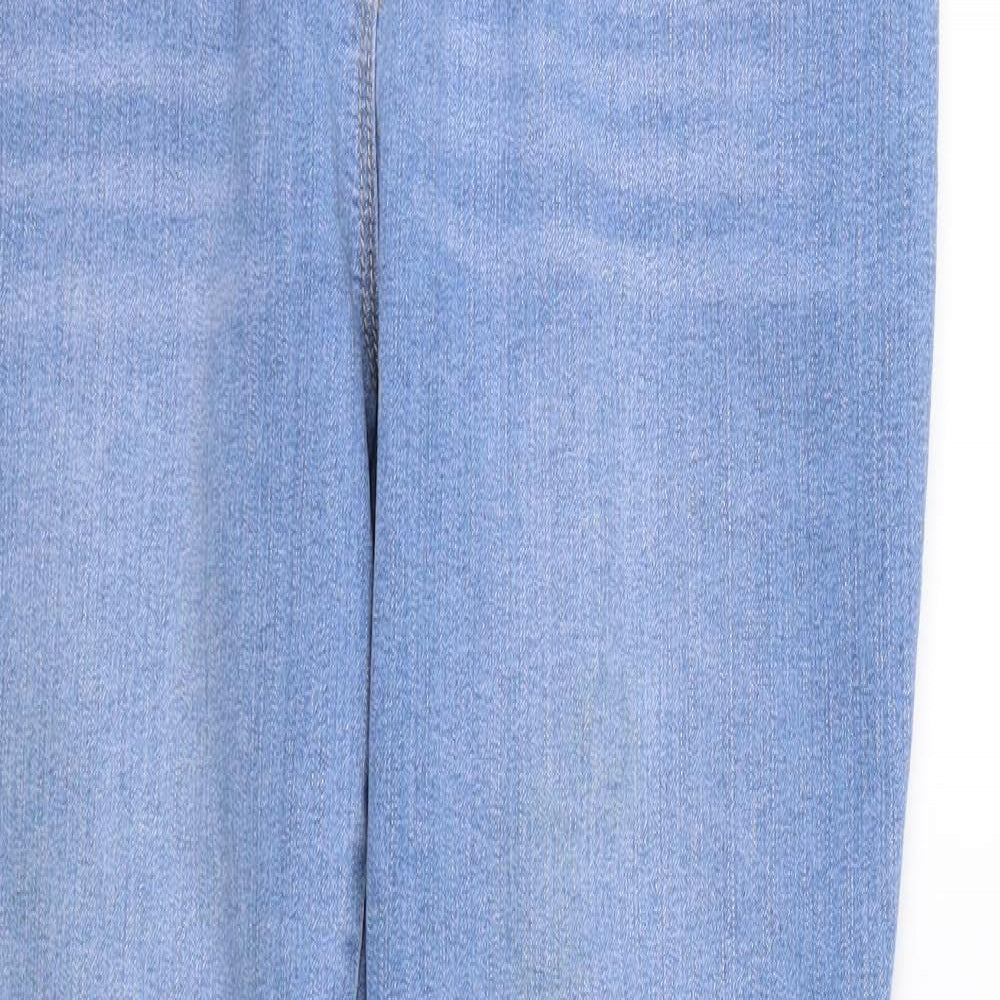 BHS Womens Blue  Denim Skinny Jeans Size 14 L28 in