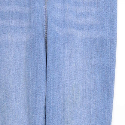 BHS Womens Blue  Denim Skinny Jeans Size 14 L28 in