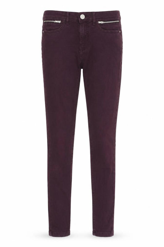 Womens UK Size 6 F&F Regular Fit Skinny Purple Jeans