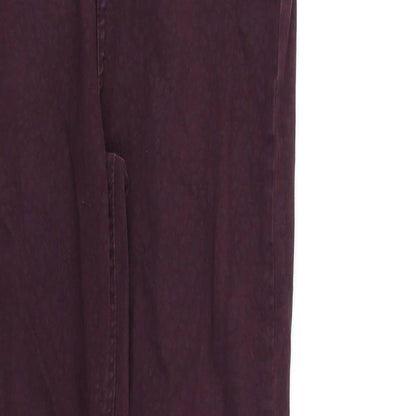 F&F Womens Purple Animal Print Denim Skinny Jeans Size 6 L28 in