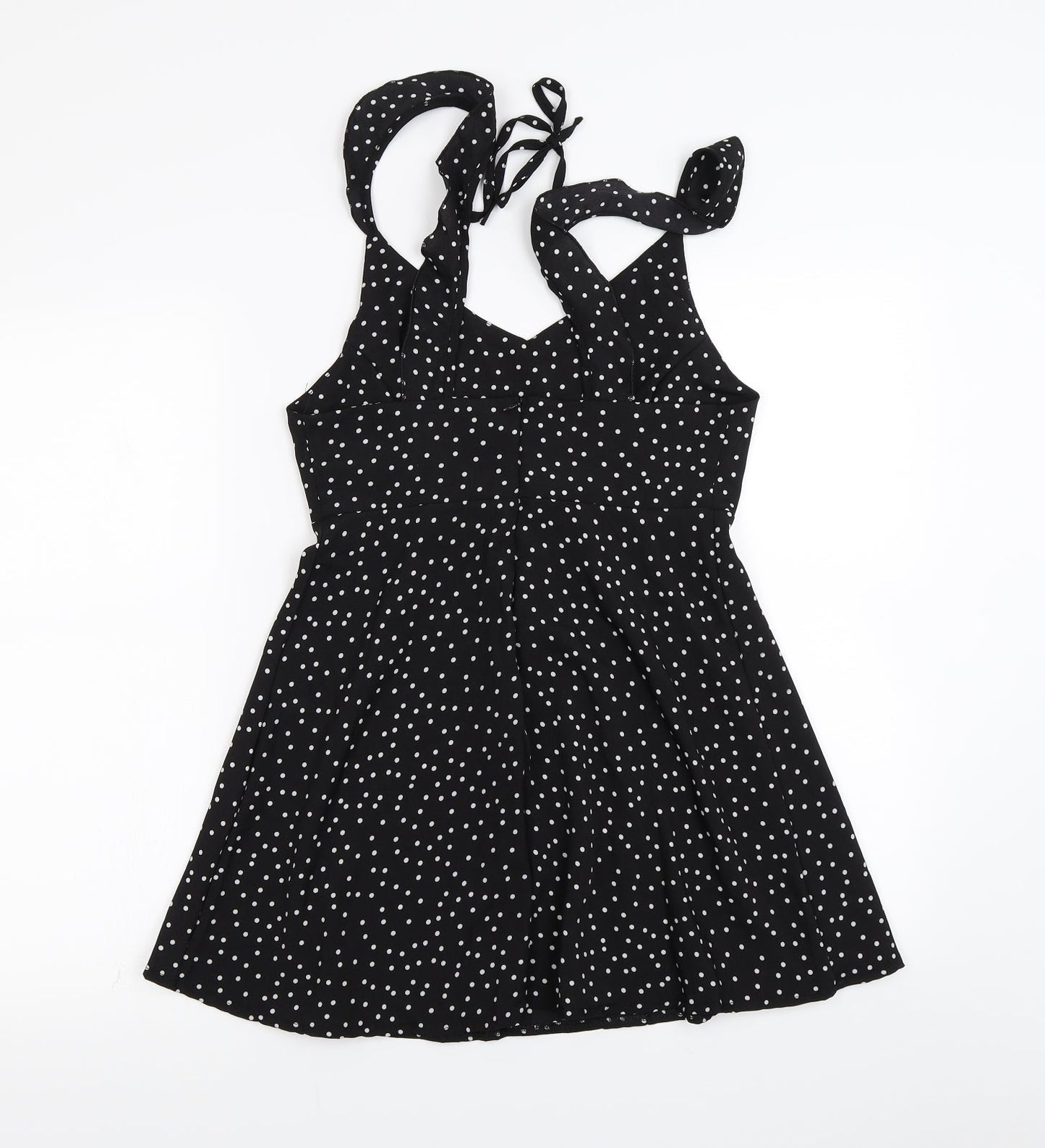 Womens UK Size M Preworn Black Camisole Blouse