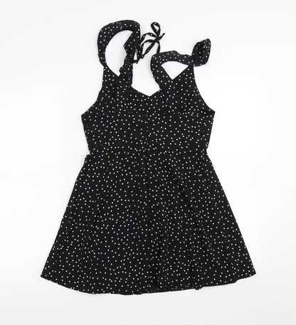 Womens UK Size M Preworn Black Camisole Blouse