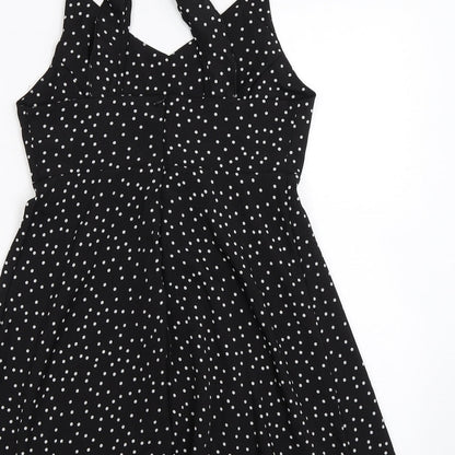 Womens UK Size M Preworn Black Camisole Blouse