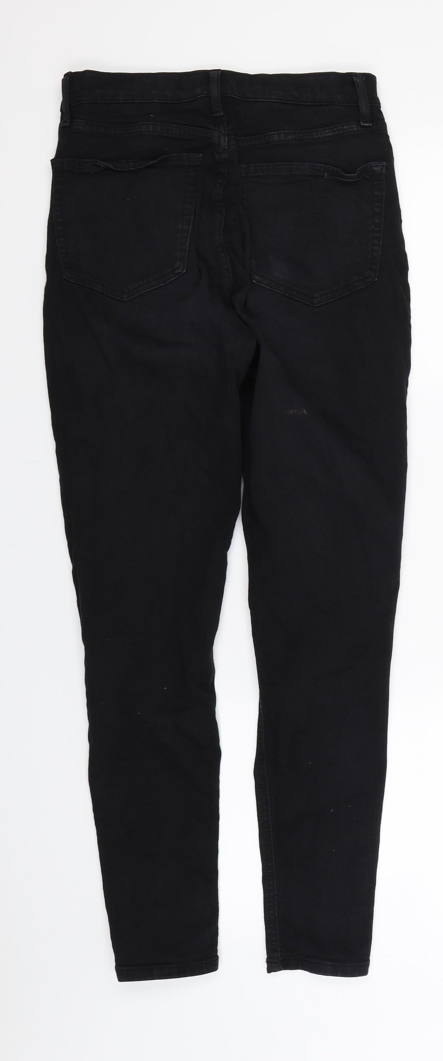 Topshop Womens Black  Denim Skinny Jeans Size 28 in L32 in