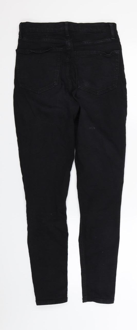 Topshop Womens Black  Denim Skinny Jeans Size 28 in L32 in