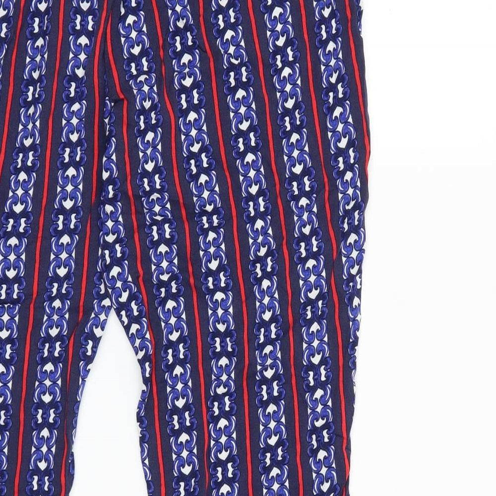 Womens UK Size 16 Papaya Regular Fit  Blue Trousers