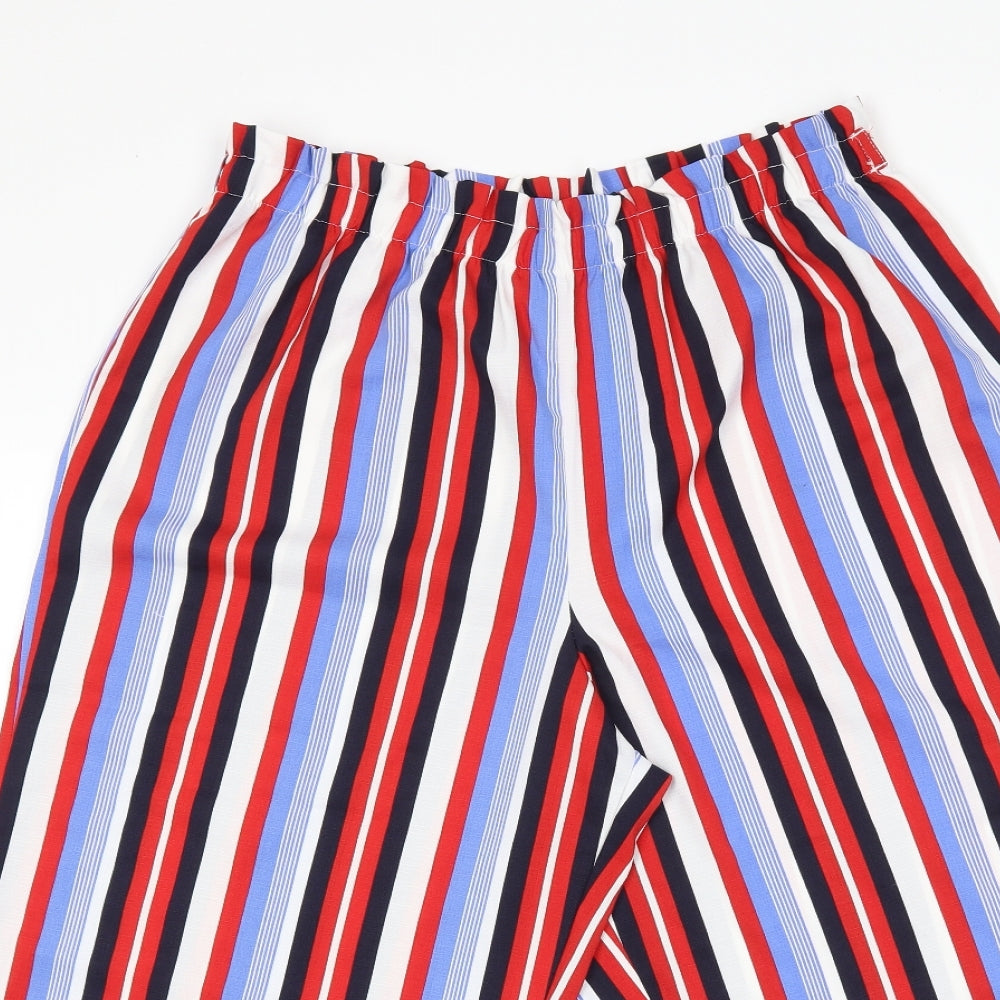 George Womens Blue Striped  Trousers  Size 14 L20 in