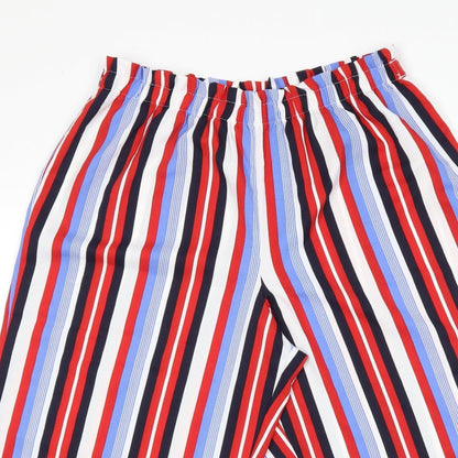 George Womens Blue Striped  Trousers  Size 14 L20 in