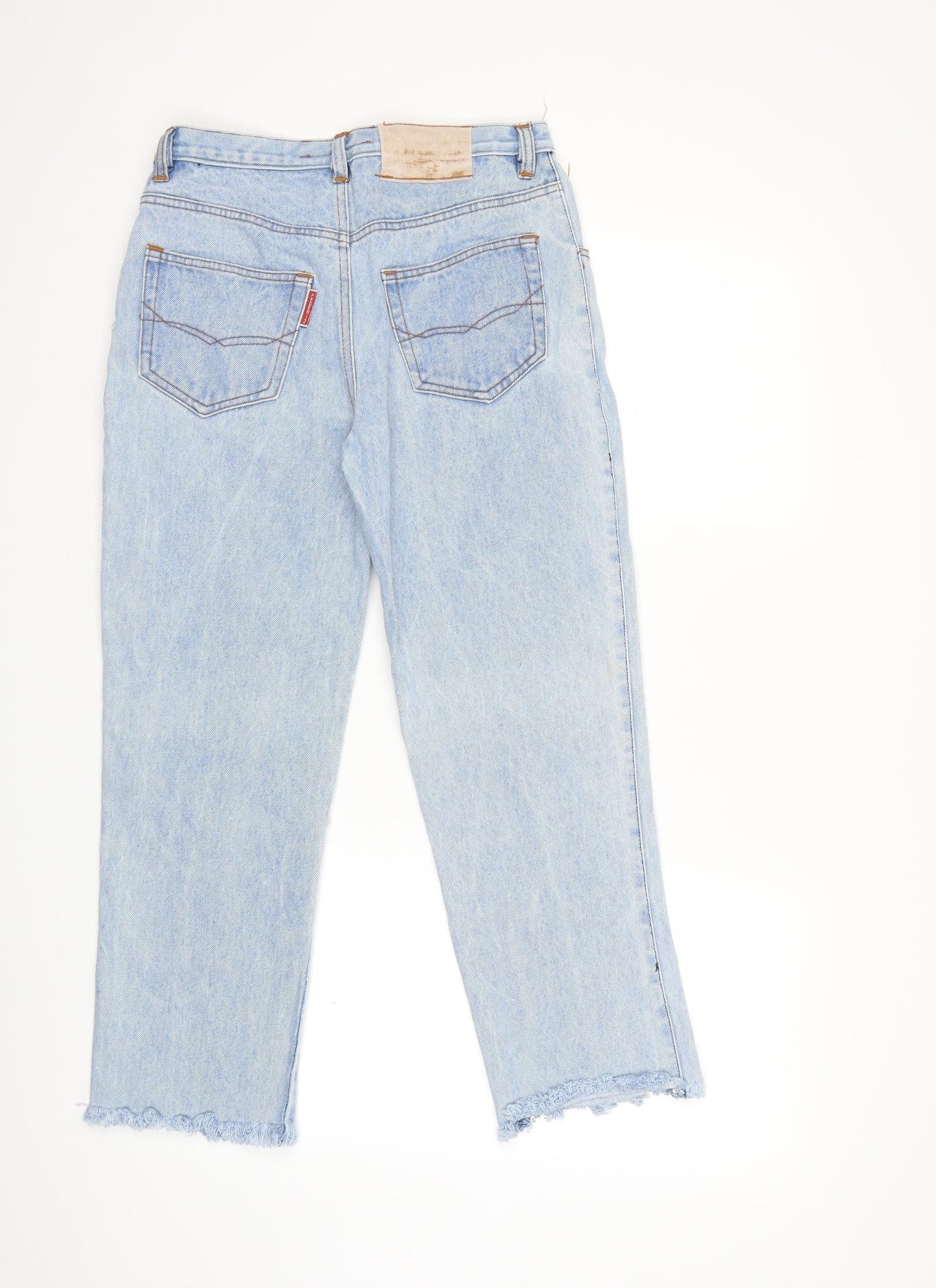 ahdeny Womens Blue  Denim Mom Jeans Size 28 in L29 in