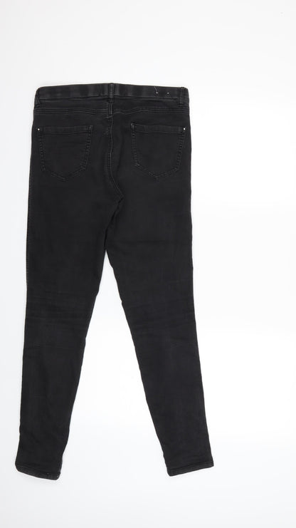 New Look Womens Black  Denim Jegging Jeans Size 10 L28 in