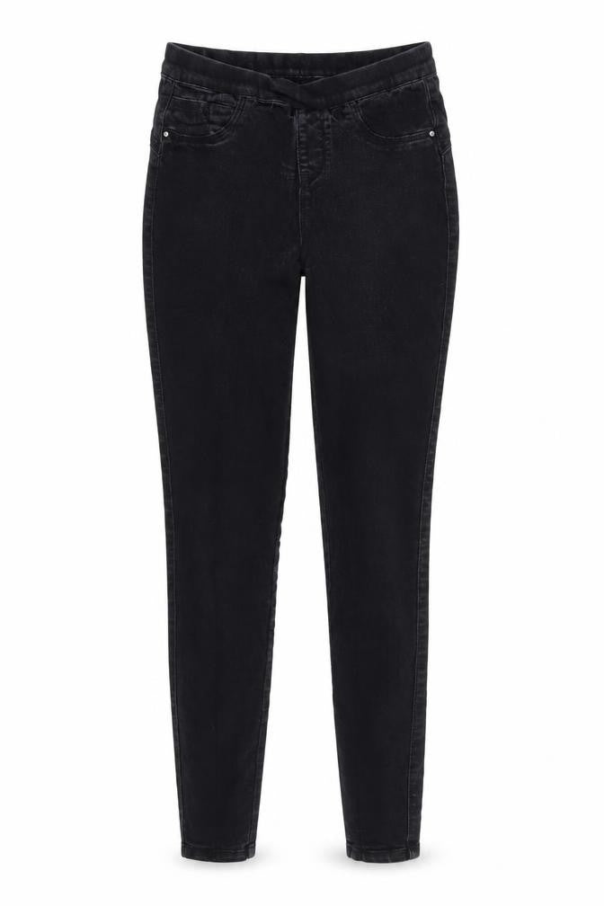 Womens UK Size 8 Denim & Co. Regular Fit Jegging Black Jeans