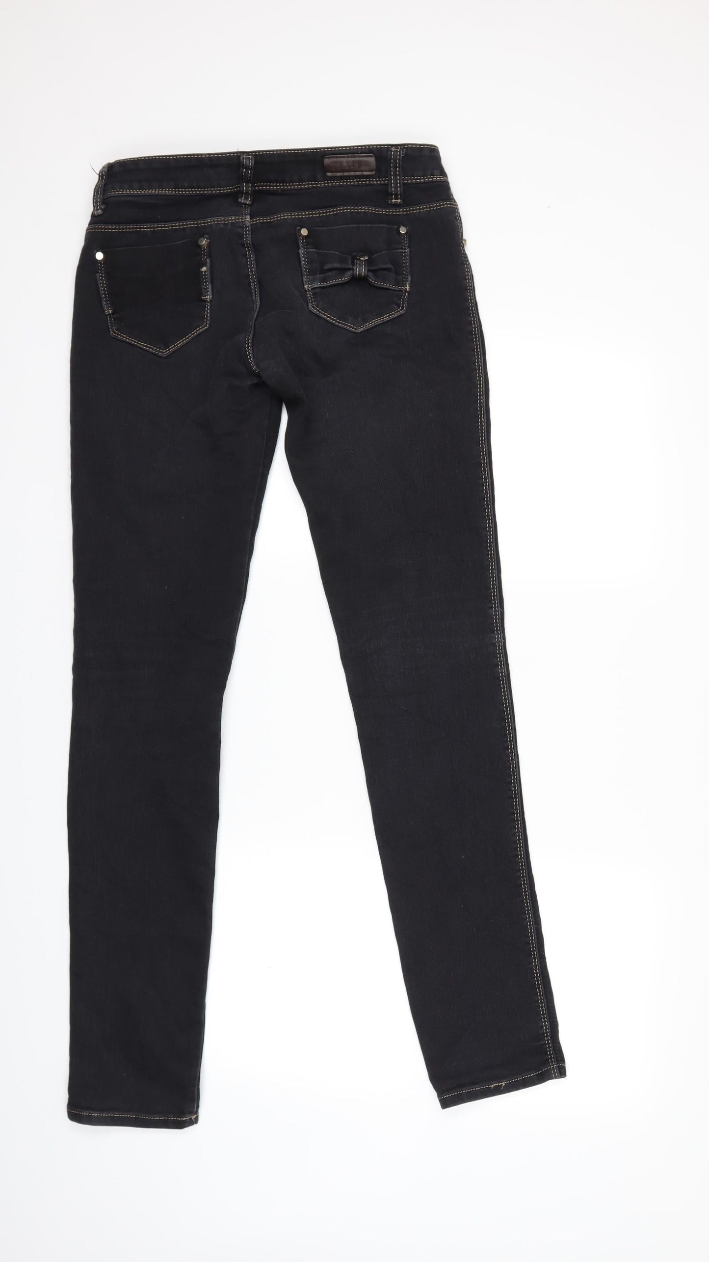 JUST Womens Black  Denim Skinny Jeans Size 30 in L32 in