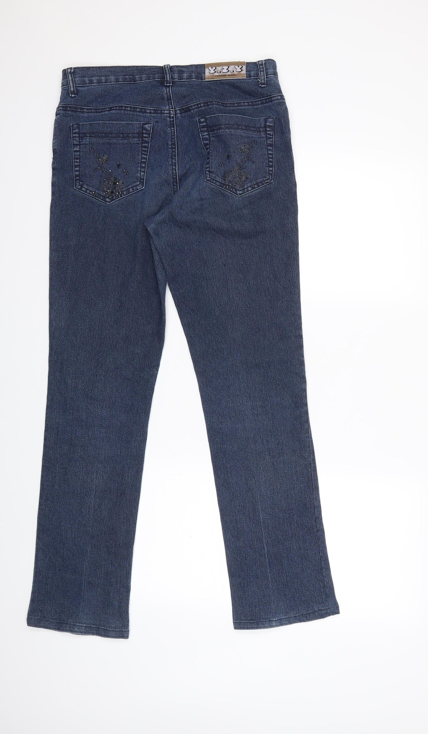 swallow jeans Womens Blue  Denim Straight Jeans Size 32 in L32 in