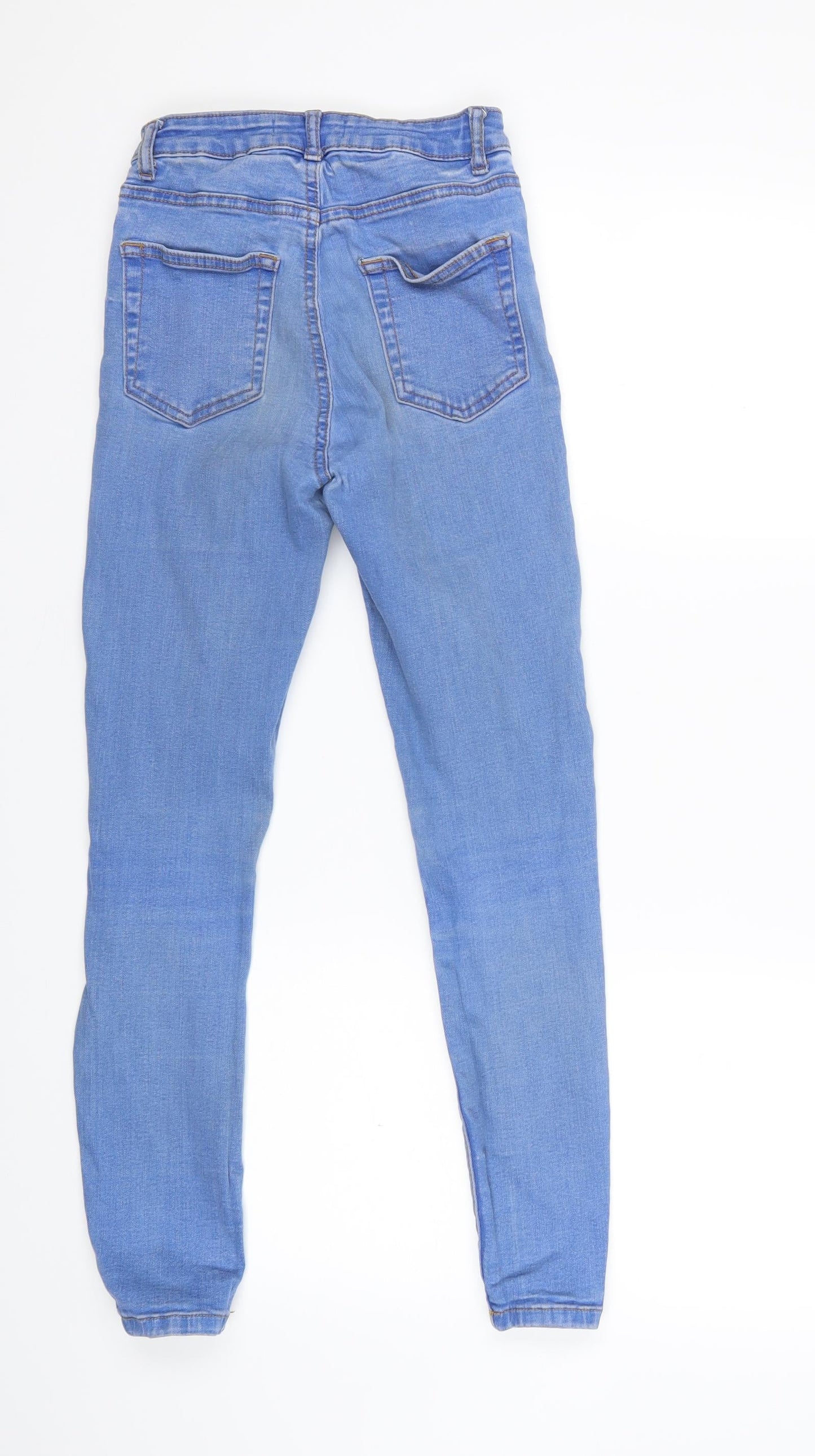 Denim & Co. Womens Blue  Denim Skinny Jeans Size 6 L26 in
