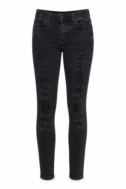 Womens UK Size 6 Denim & Co. Regular Fit Skinny Black Jeans