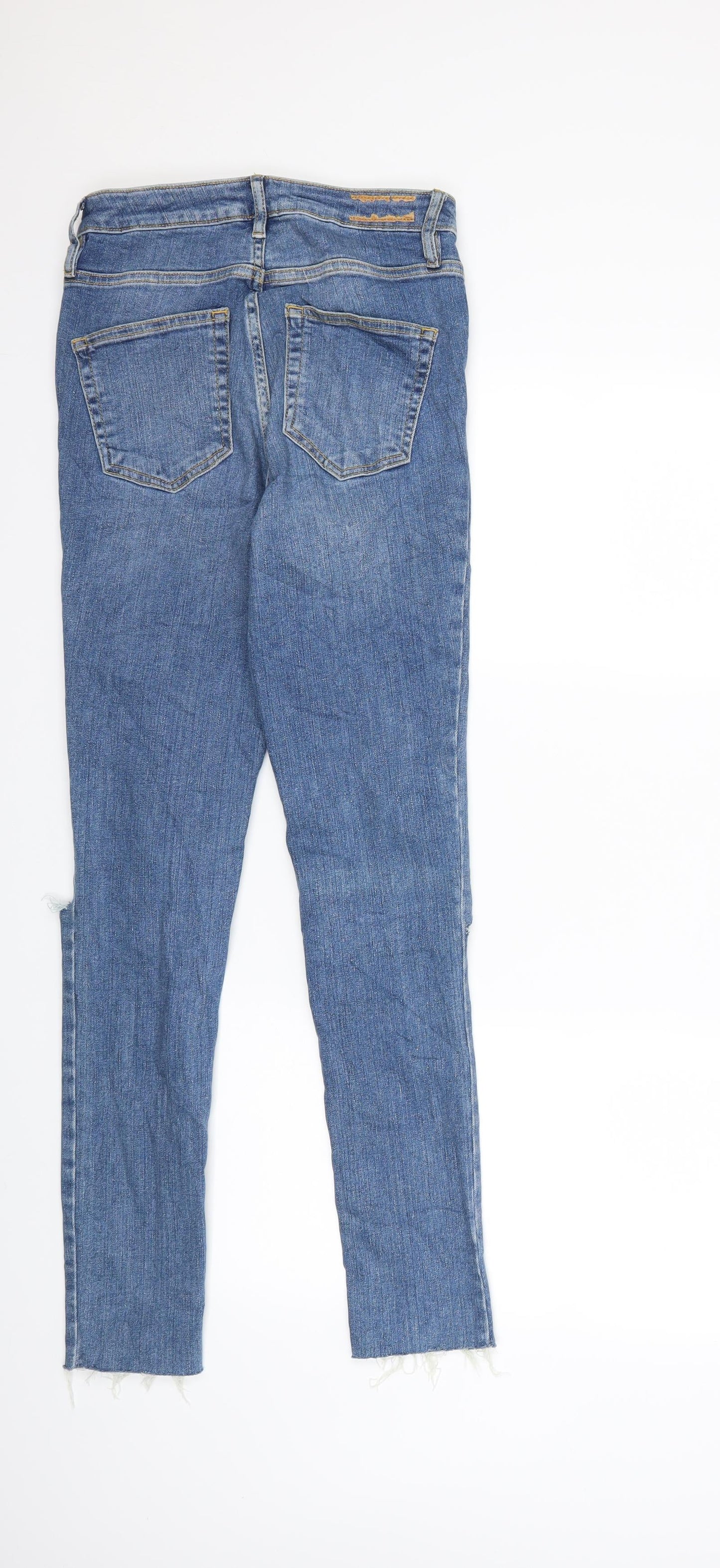 Womens UK Size 26 in Preworn Regular Fit Skinny Blue Jeans