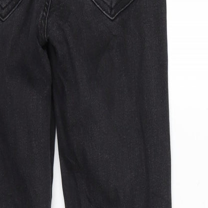 Never Denim Womens Black  Denim Skinny Jeans Size S L27 in