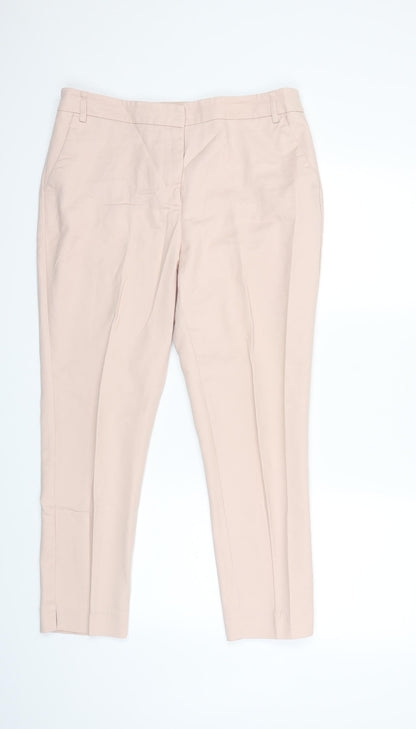 Nutmeg Womens Pink   Trousers  Size 14 L26 in
