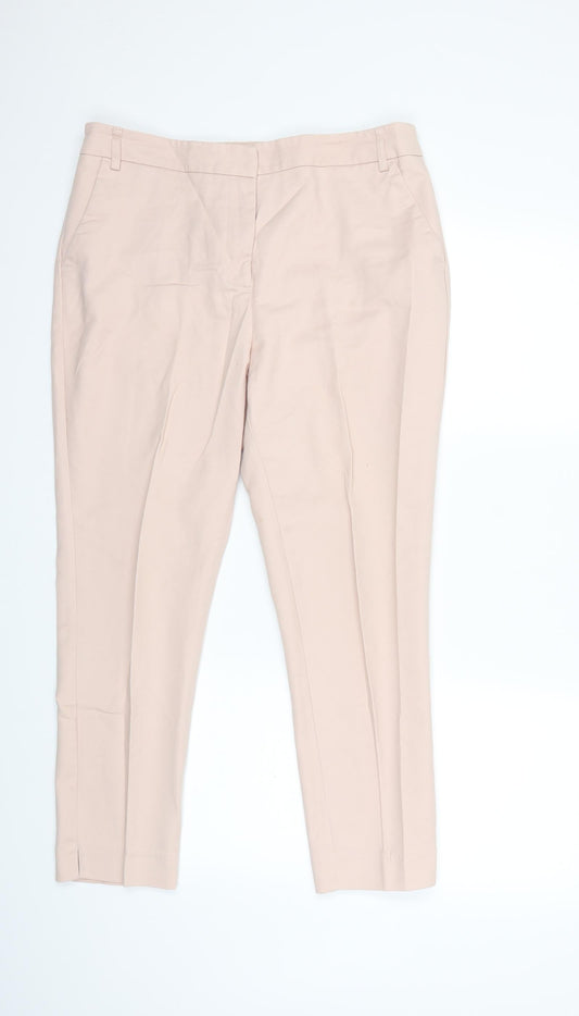 Nutmeg Womens Pink   Trousers  Size 14 L26 in