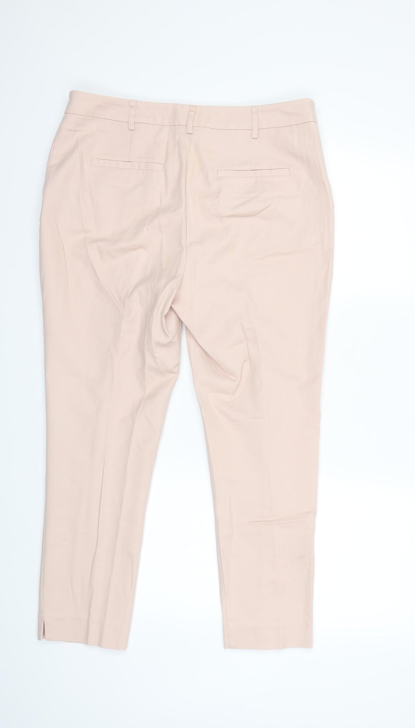 Nutmeg Womens Pink   Trousers  Size 14 L26 in
