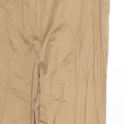 Womens UK Size 16 H&M Regular Fit  Brown Trousers