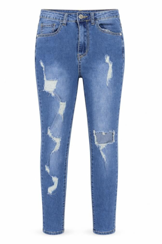 SHEIN Womens Blue  Denim Skinny Jeans Size XS L26 in