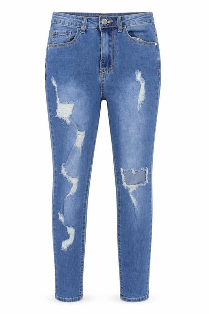 SHEIN Womens Blue  Denim Skinny Jeans Size XS L26 in