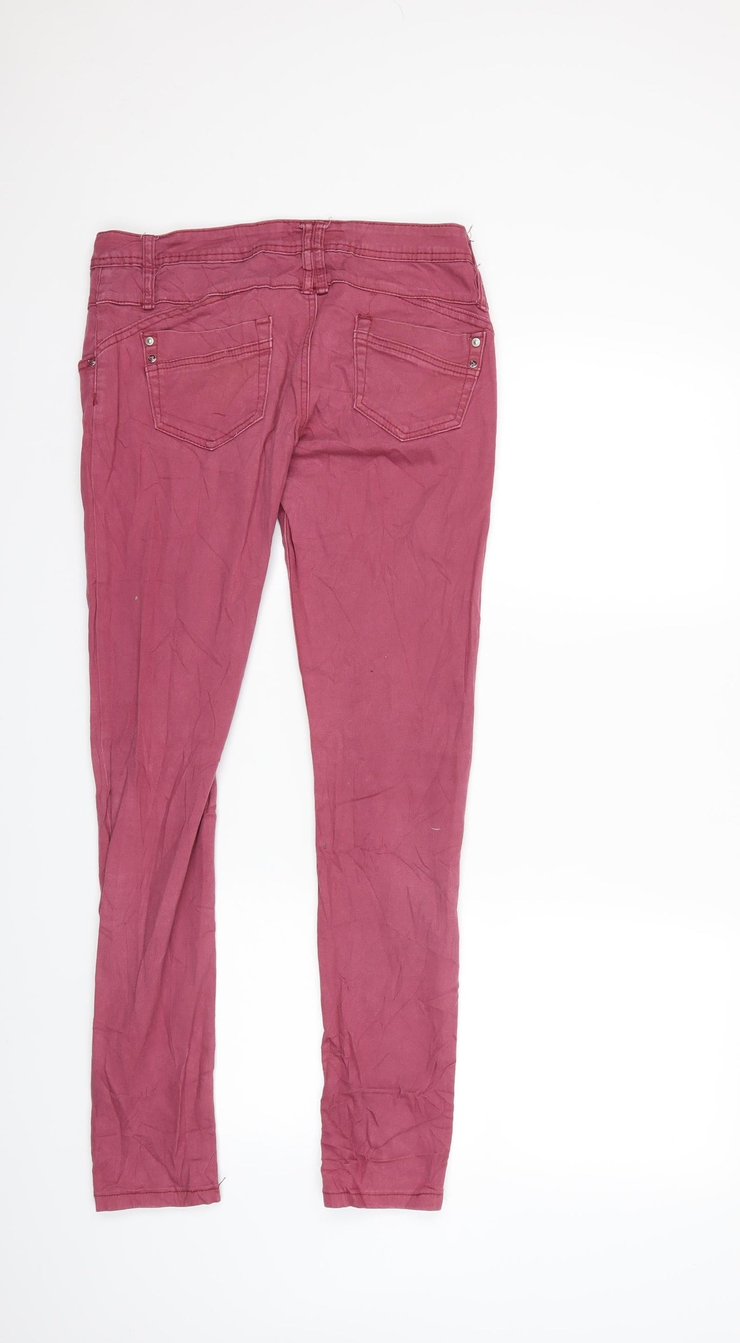 Sublevel Womens Red  Denim Skinny Jeans Size M L30 in