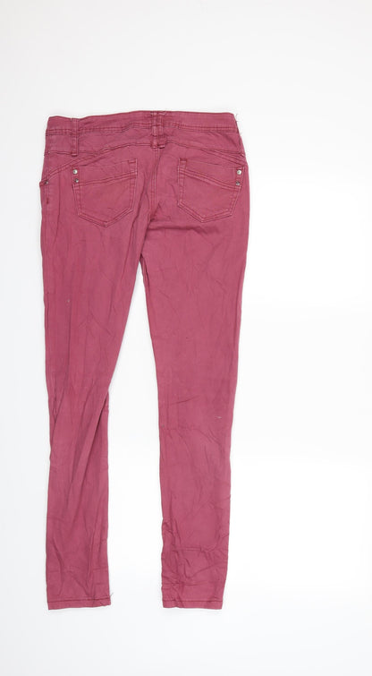 Sublevel Womens Red  Denim Skinny Jeans Size M L30 in