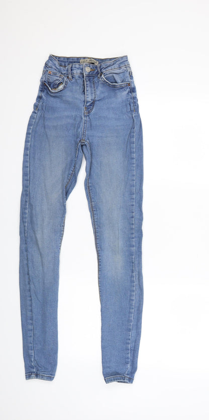 Denim & Co. Womens Blue  Denim Skinny Jeans Size 6 L29 in