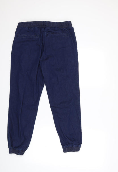 Baleno Womens Blue  Denim Tapered Jeans Size L L25 in