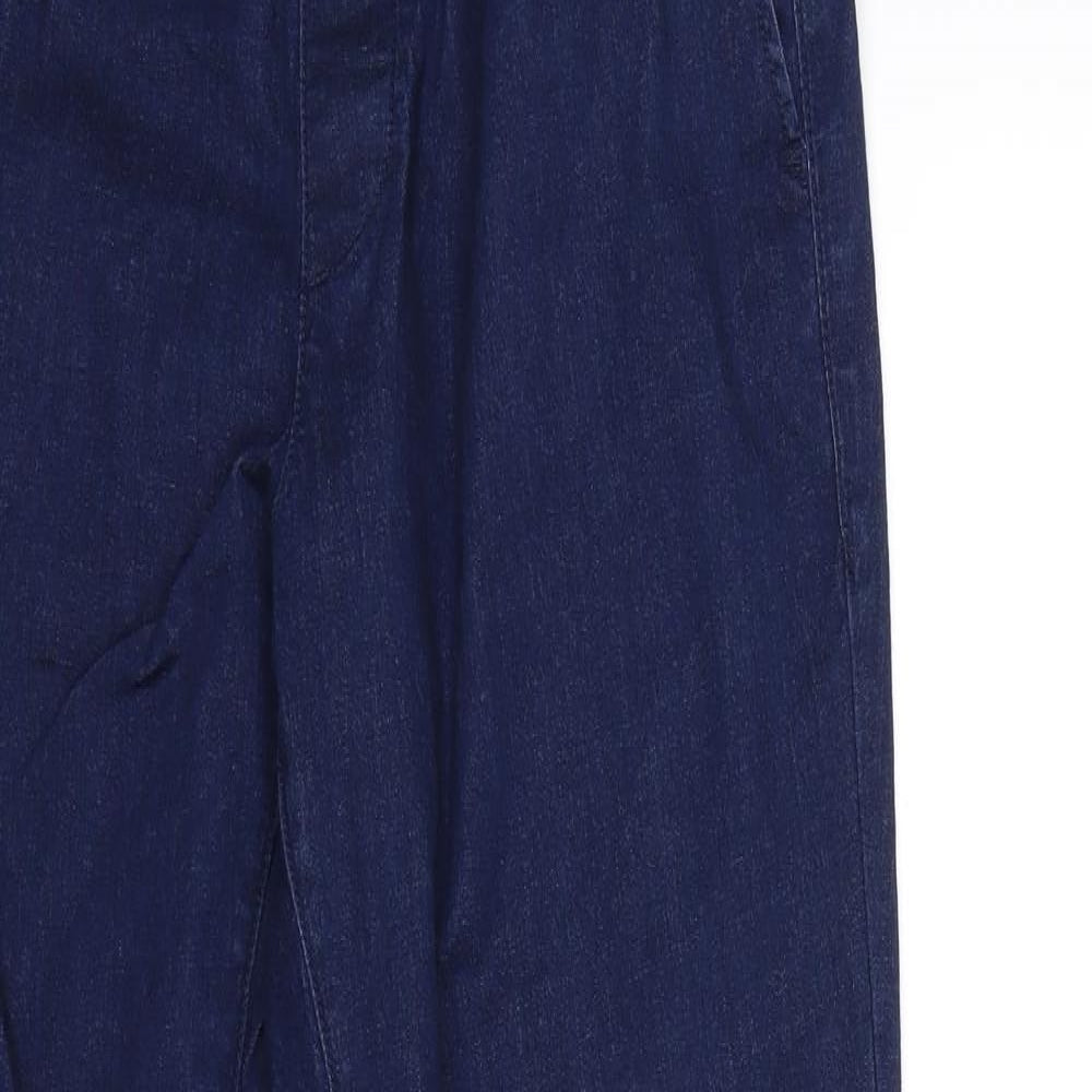Baleno Womens Blue  Denim Tapered Jeans Size L L25 in