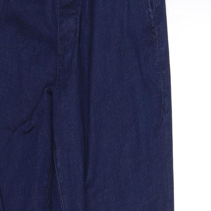 Baleno Womens Blue  Denim Tapered Jeans Size L L25 in