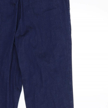 Baleno Womens Blue  Denim Tapered Jeans Size L L25 in