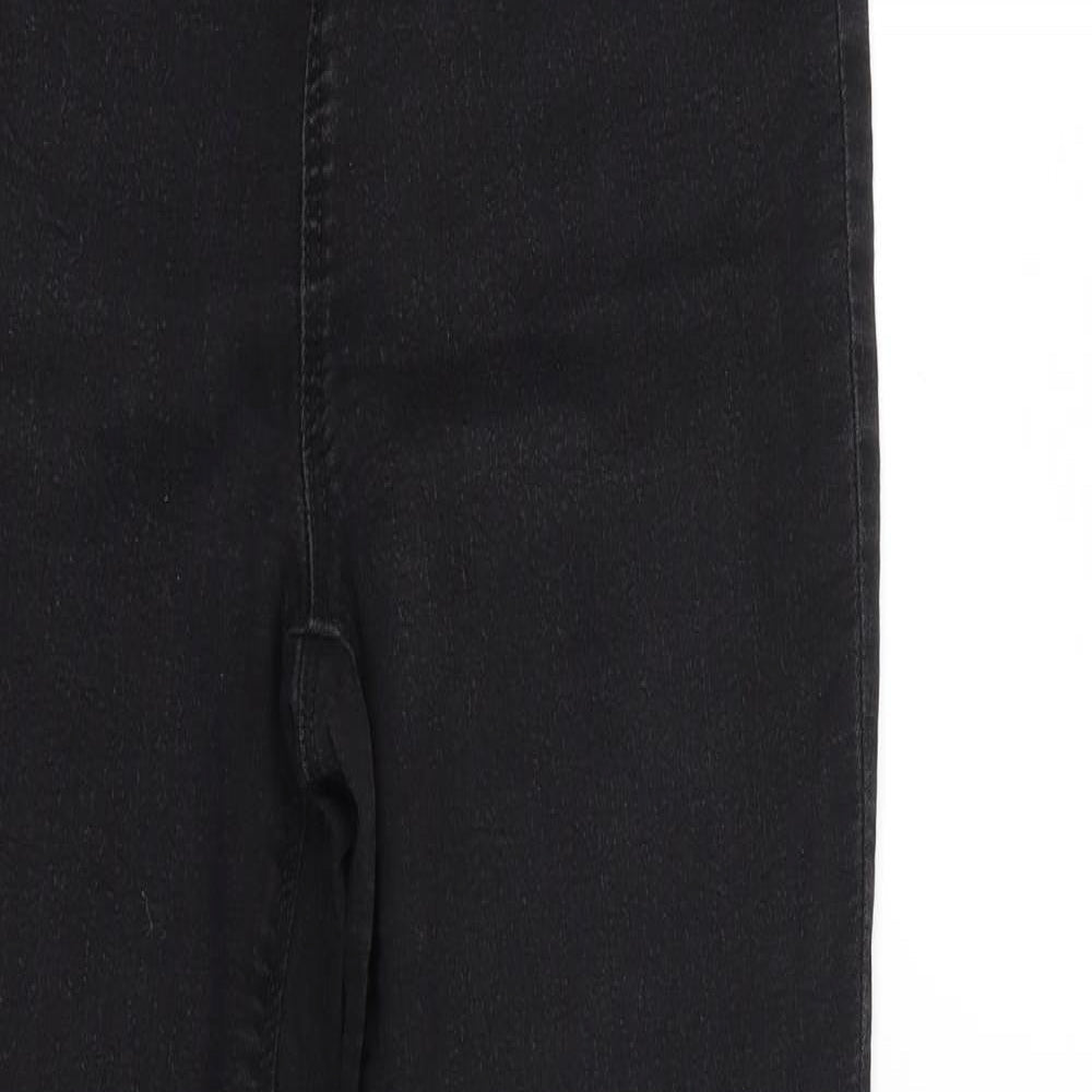 Matalan Womens Black  Denim Skinny Jeans Size 8 L28 in