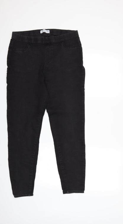 365 Denim Womens Black  Denim Skinny Jeans Size 16 L29 in